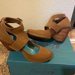 Wedge Heels by Blowfish beige color Size 8